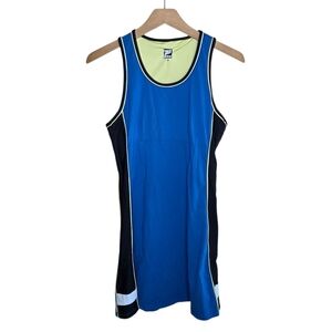 Tail Tech | Blue Black Athletic Tennis Pickleball Tank Dress Size Small